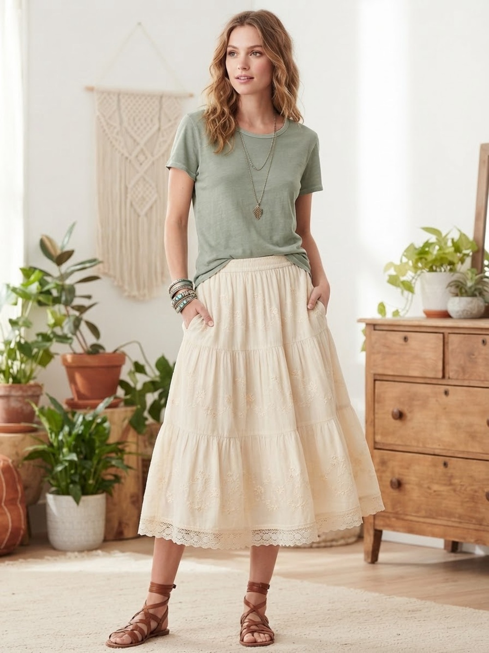 GAP Short Sleeve Crew Neck T-Shirt in Sage Olive Green Womens NWT large tall